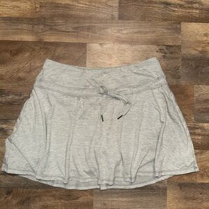 Kyodan Womens Skort Skirt Elastic Drawstring Tennis Golf Gray